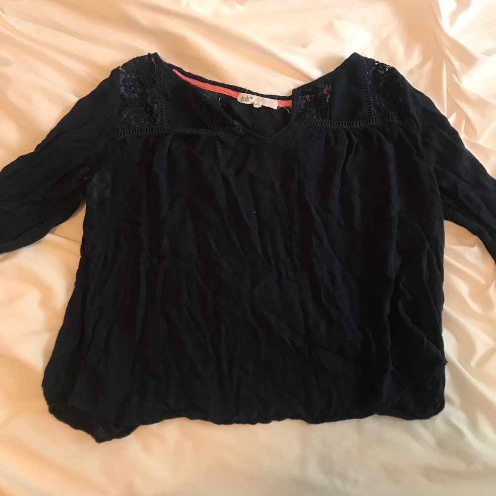 Navy blouse